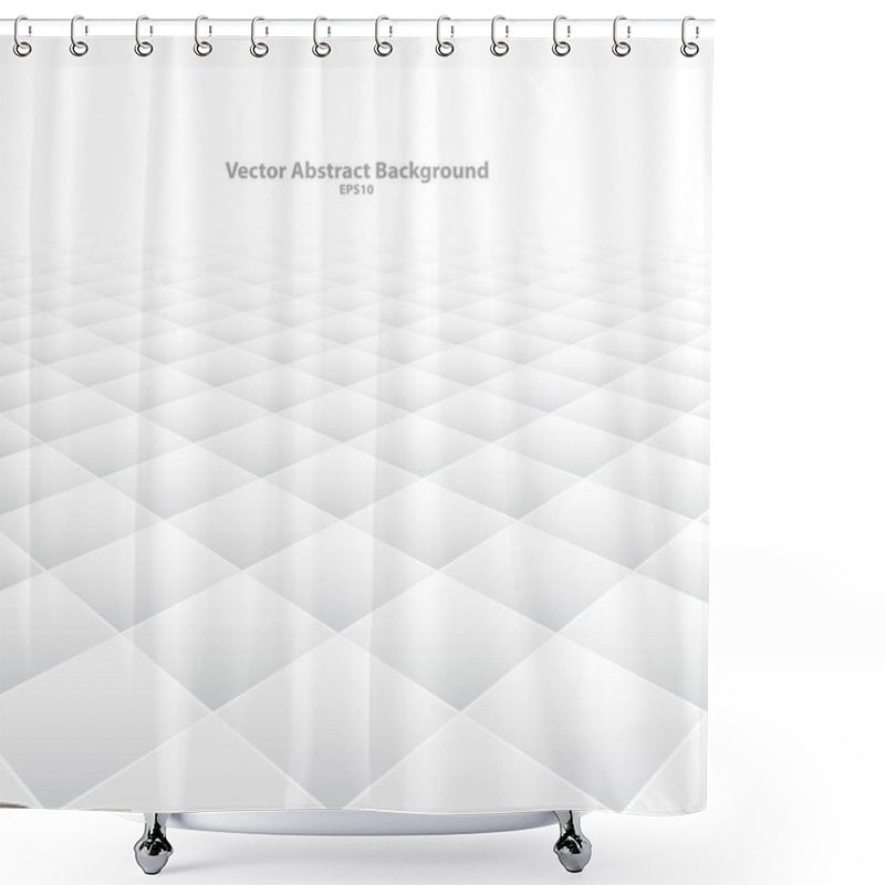 Personality  Abstract Background With Perspective. Shower Curtains