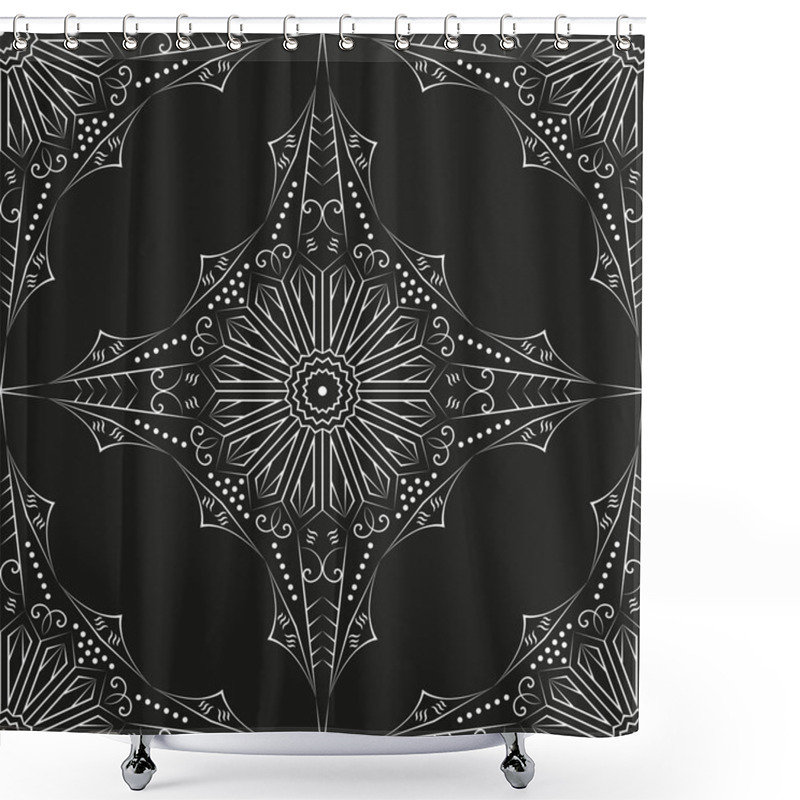 Personality  Abstract Patterned Background Shower Curtains