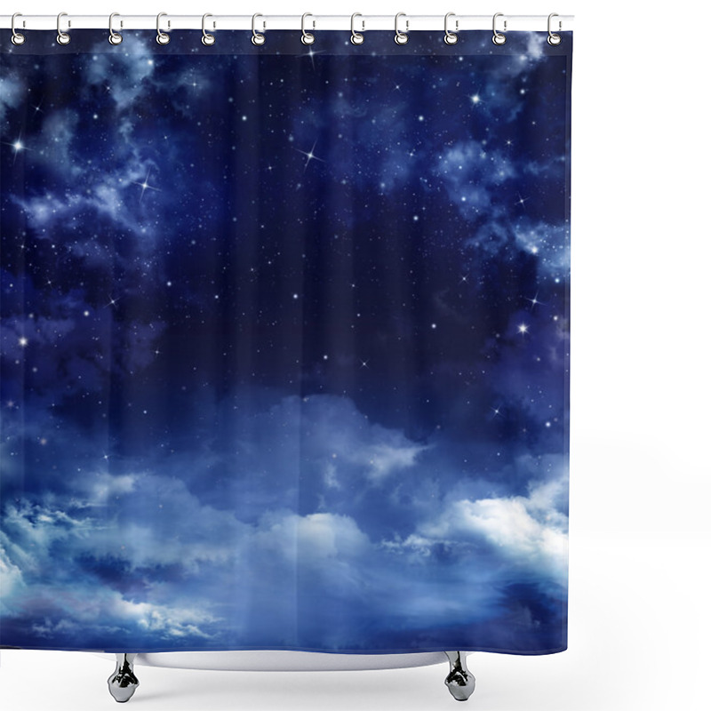 Personality  Starry Sky Shower Curtains