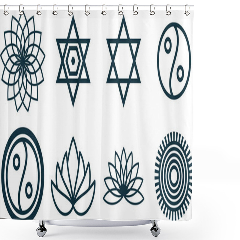 Personality  Collection Of Spirituality Zen Images  Shower Curtains