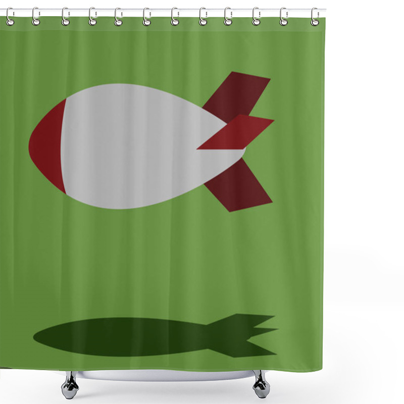 Personality  Big Bomb 1 Shower Curtains