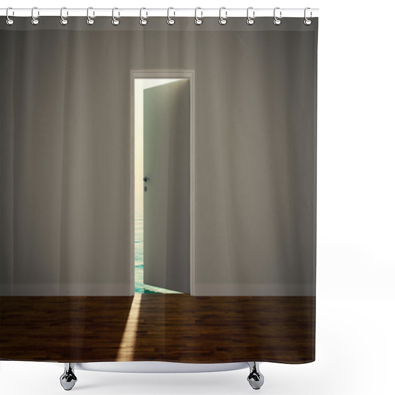 Personality  Crossing Into The Peaceful Place. Shower Curtains