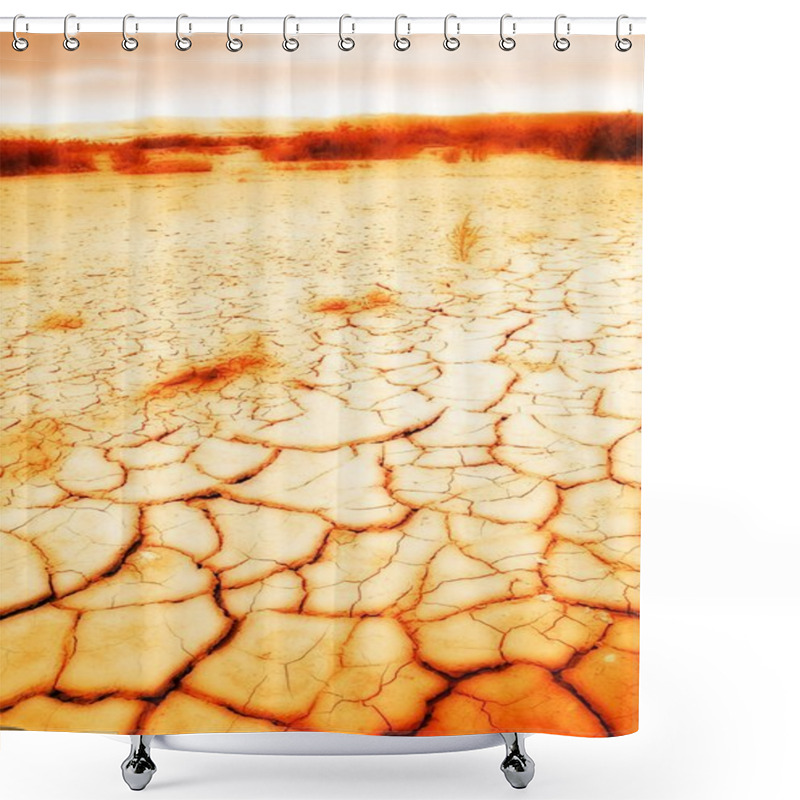 Personality  Surreal Hot Desert Shower Curtains