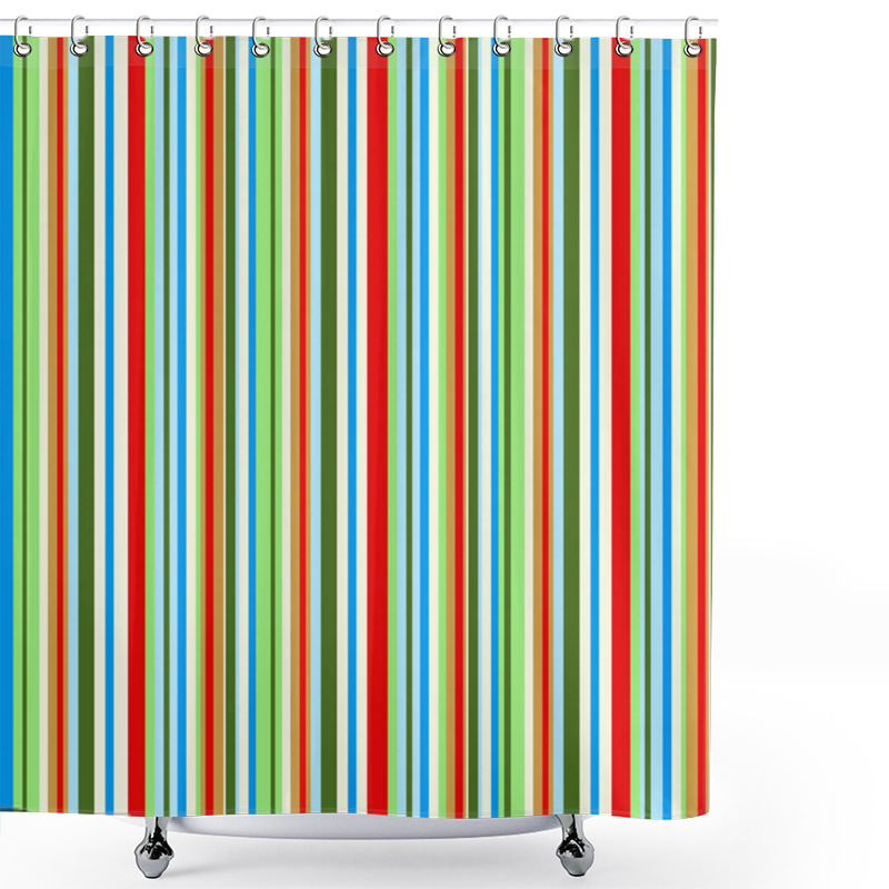 Personality  Stylish Stripe Background (seamless) Shower Curtains