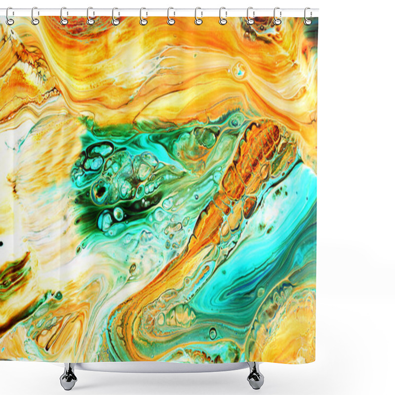 Personality  Abstract Paint Background Shower Curtains