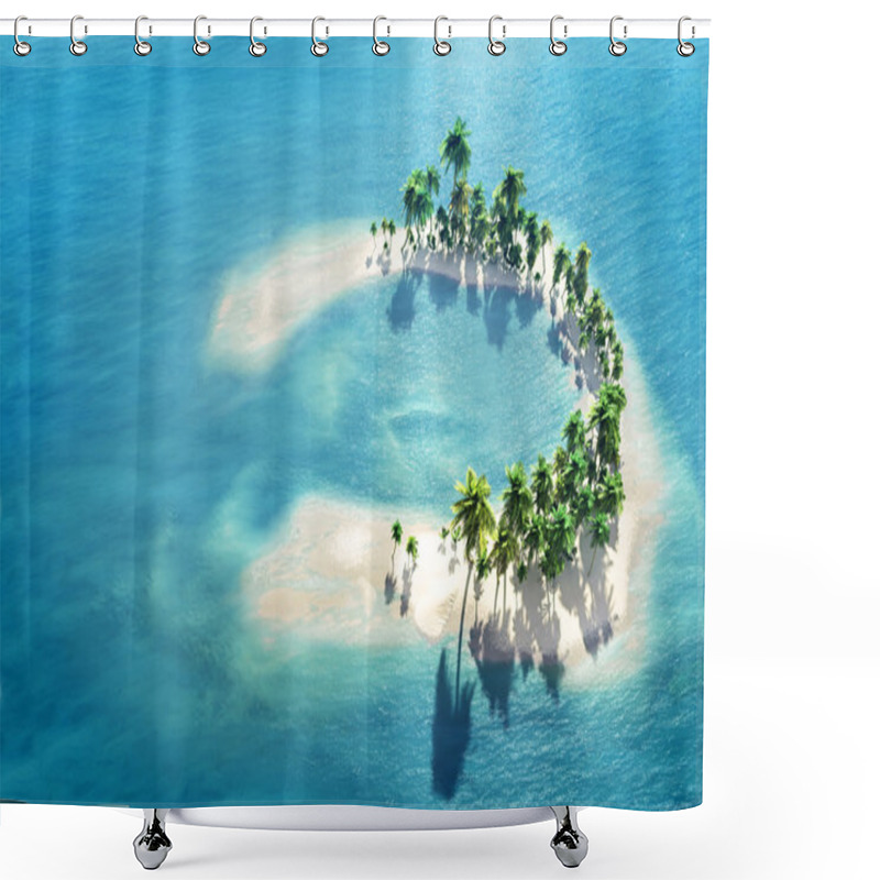 Personality  Tropical Reef Atoll Shower Curtains