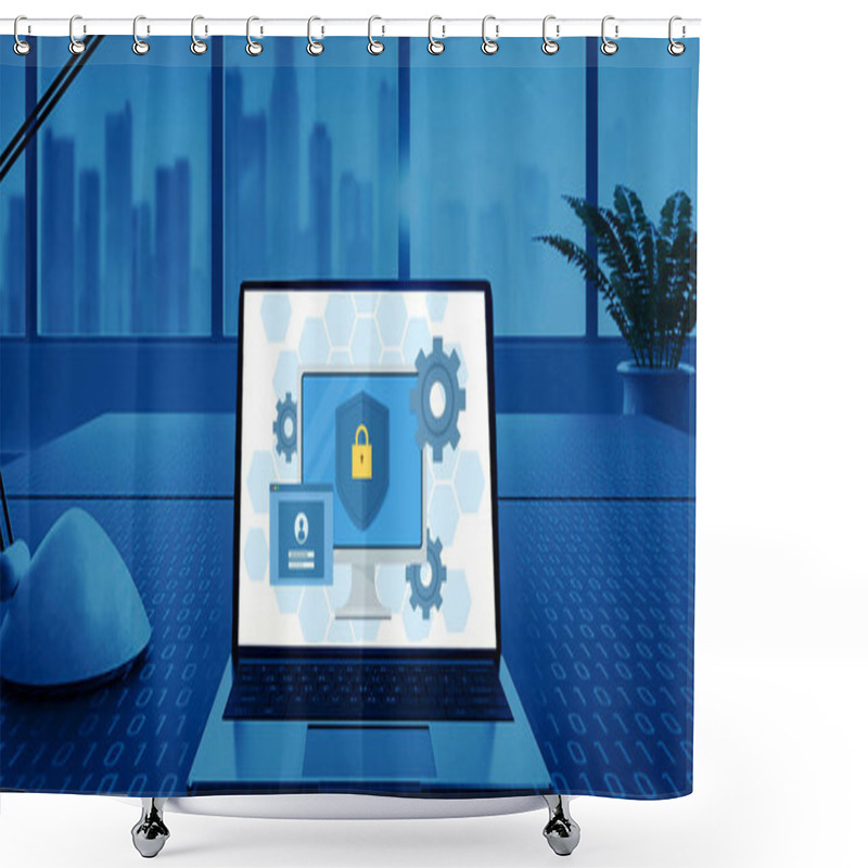 Personality  Employee Expectations In Cybersecurity Awareness Shower Curtains