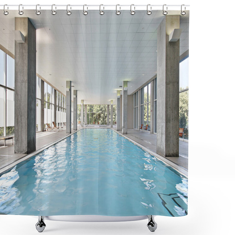 Personality  Indoor Swimming Pool Shower Curtains