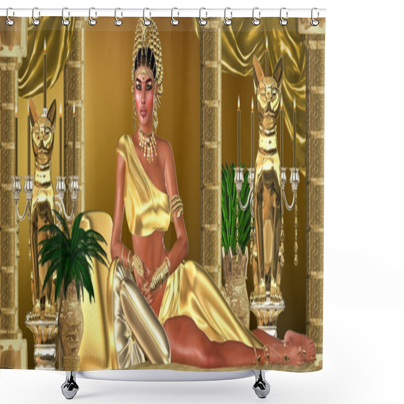 Personality  The Roman Empress Shower Curtains