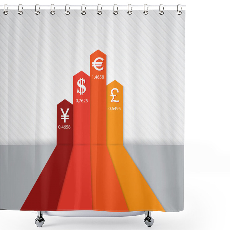 Personality  Minimal Infographics Design. Vector Shower Curtains