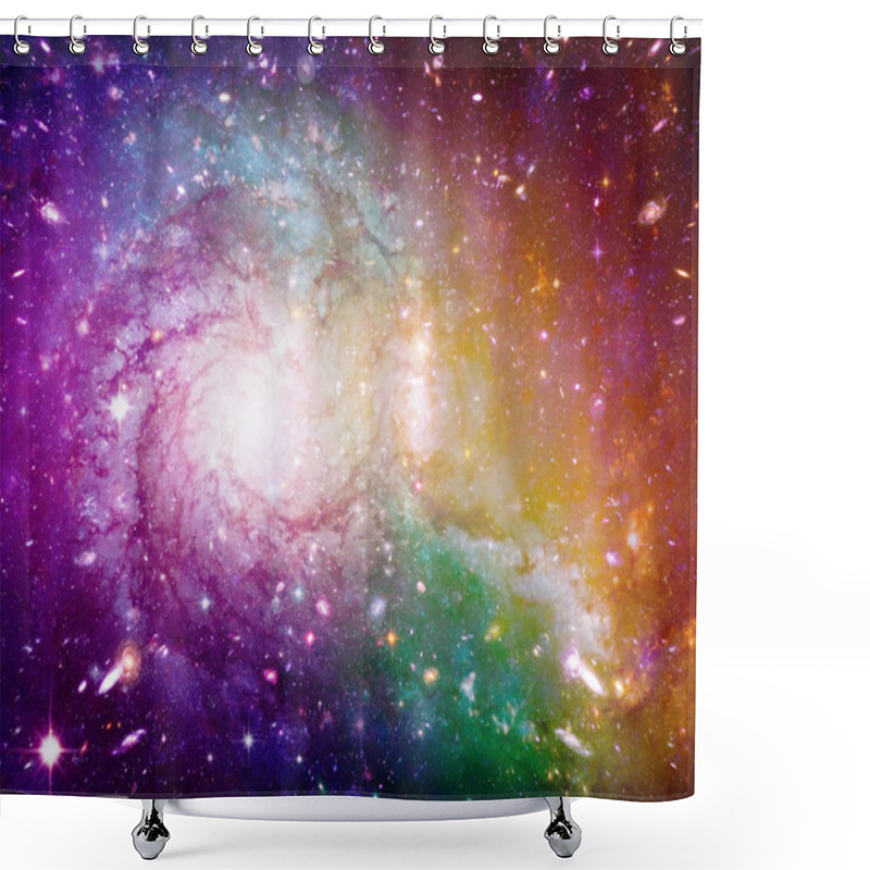 Personality  Far Away Galaxy Shower Curtains