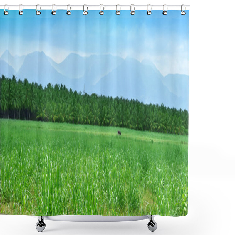 Personality  Natural Agriculture Vacant Land Shower Curtains