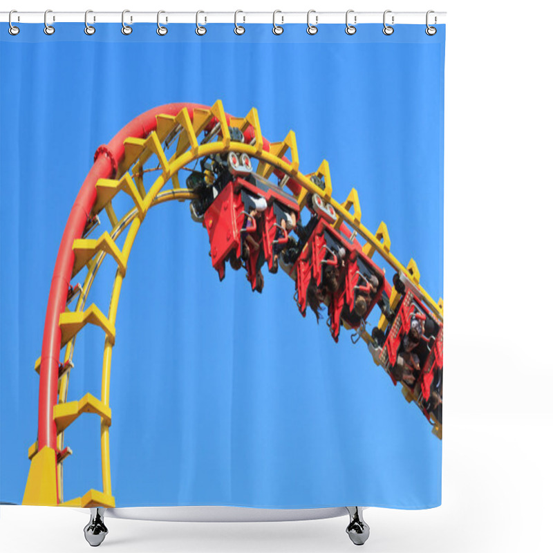 Personality  Rollercoaster Ride Shower Curtains