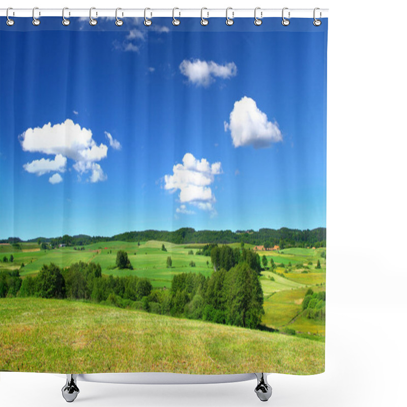 Personality  Summer Landscape Shower Curtains