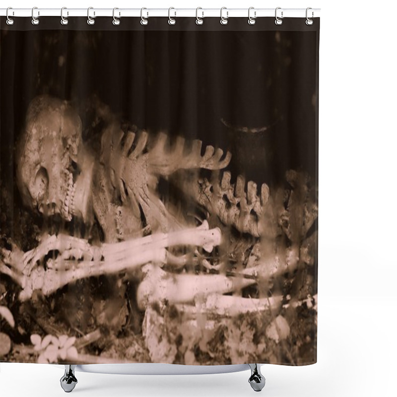 Personality  Bones Shower Curtains