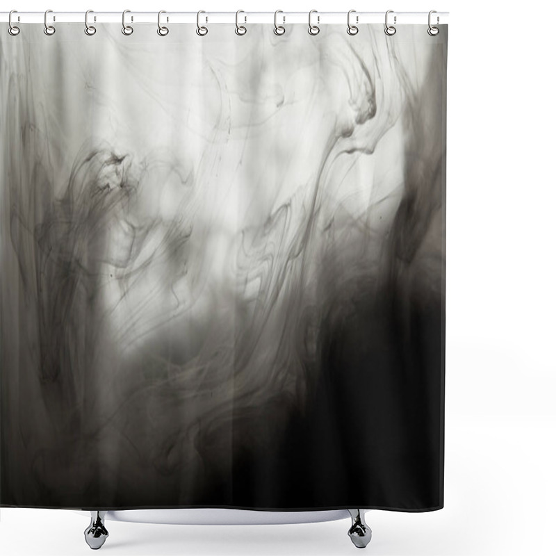 Personality  Abstract Smoky Background With Paint Swirls Shower Curtains