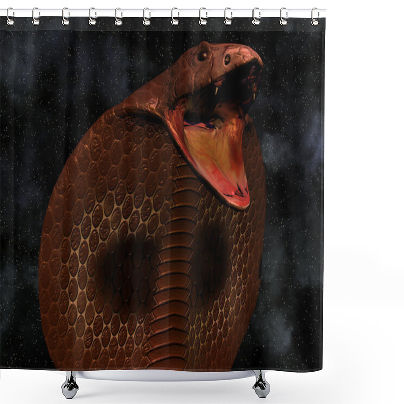 Personality  Snake Cobra Shower Curtains