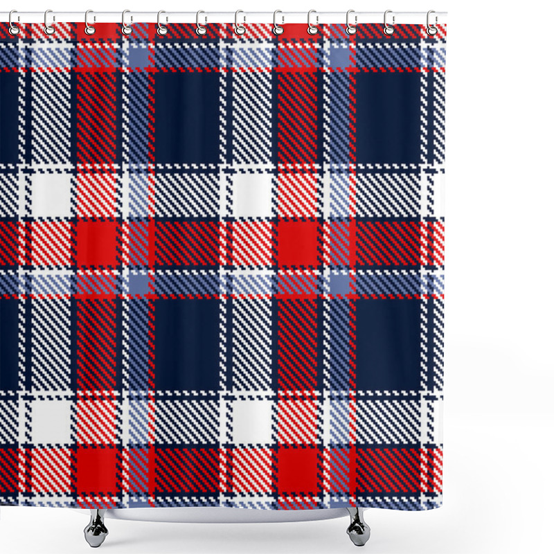 Personality  Seamless Checkered Pattern Shower Curtains