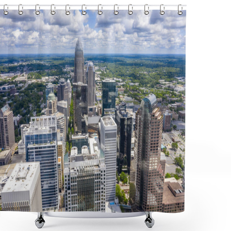 Personality  April 26, 2020 - Charlotte, North Carolina, USA: Charlotte Is The Most Populous City In The U.S. State Of North Carolina. Located In The Piedmont, It Is The 16th-most Populous City In The United States. Shower Curtains