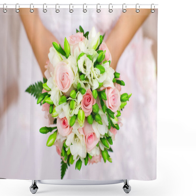 Personality  Bride's Bouquet Shower Curtains