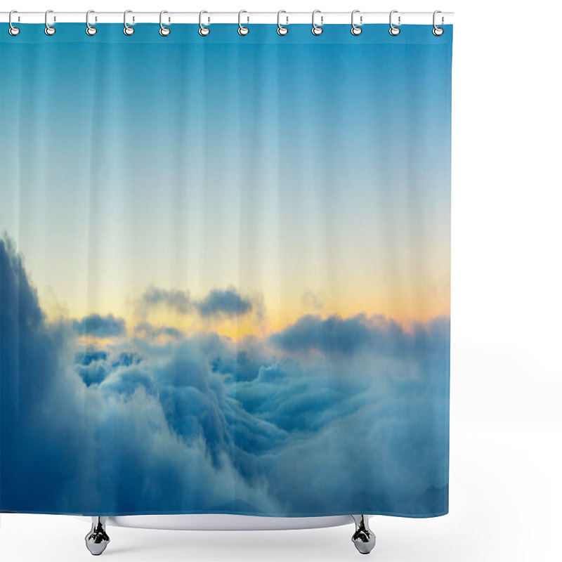 Personality  View Above The Clouds Shower Curtains