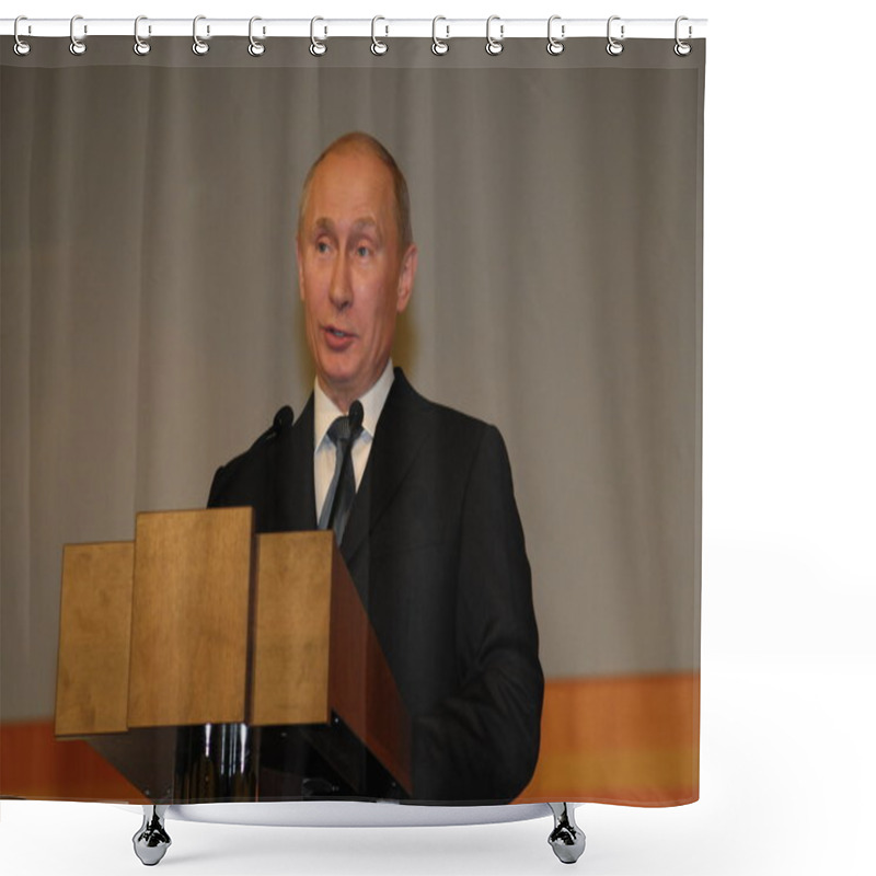 Personality  Vladimir Putin Shower Curtains