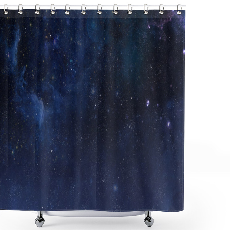 Personality  Space Background With Stars Shower Curtains