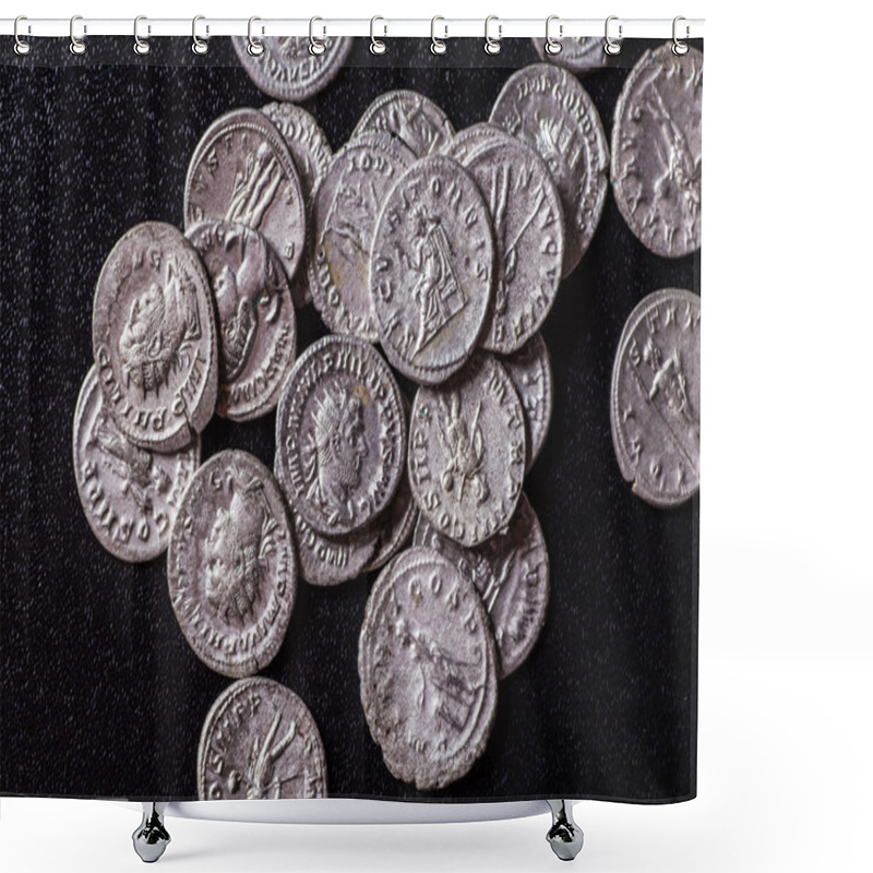 Personality  Ancient Coin Of The Roman Empire. Shower Curtains