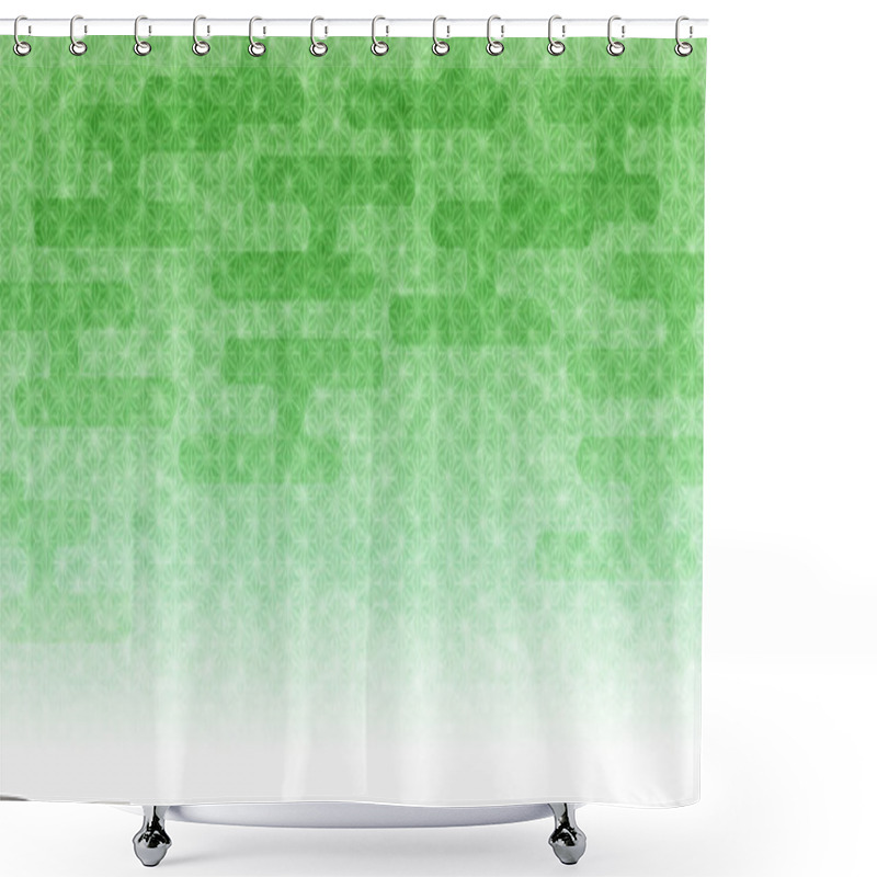 Personality  Fresh Green Summer Background Shower Curtains