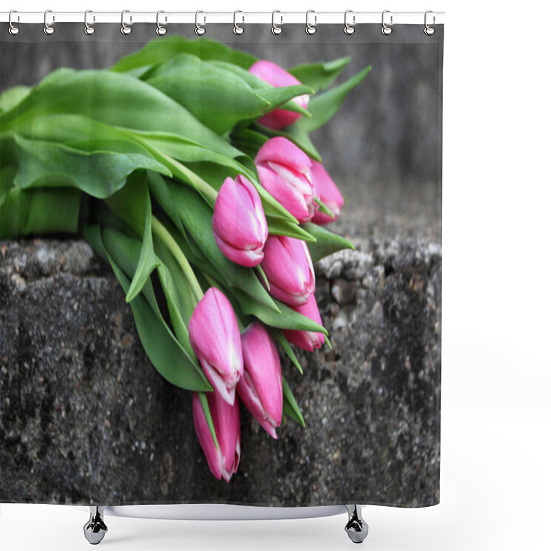 Personality  Beautiful Tulips, Spring Flowers Shower Curtains