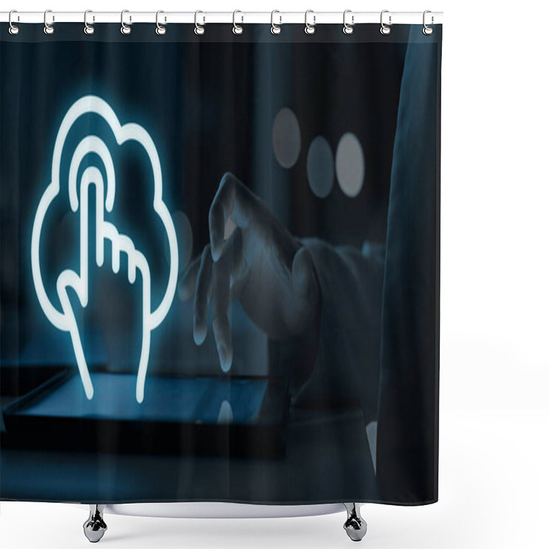 Personality  Azure's Customer Backup Services Are Designed For Easy Setup, Providing A User-friendly Experience Shower Curtains