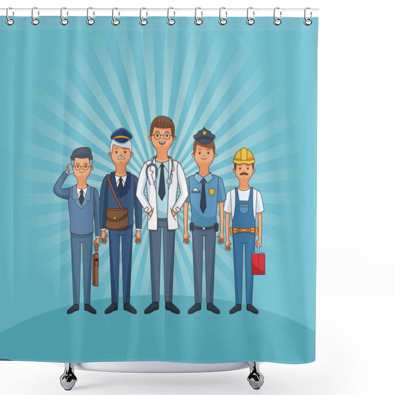 Personality  Jobs And Professions Shower Curtains