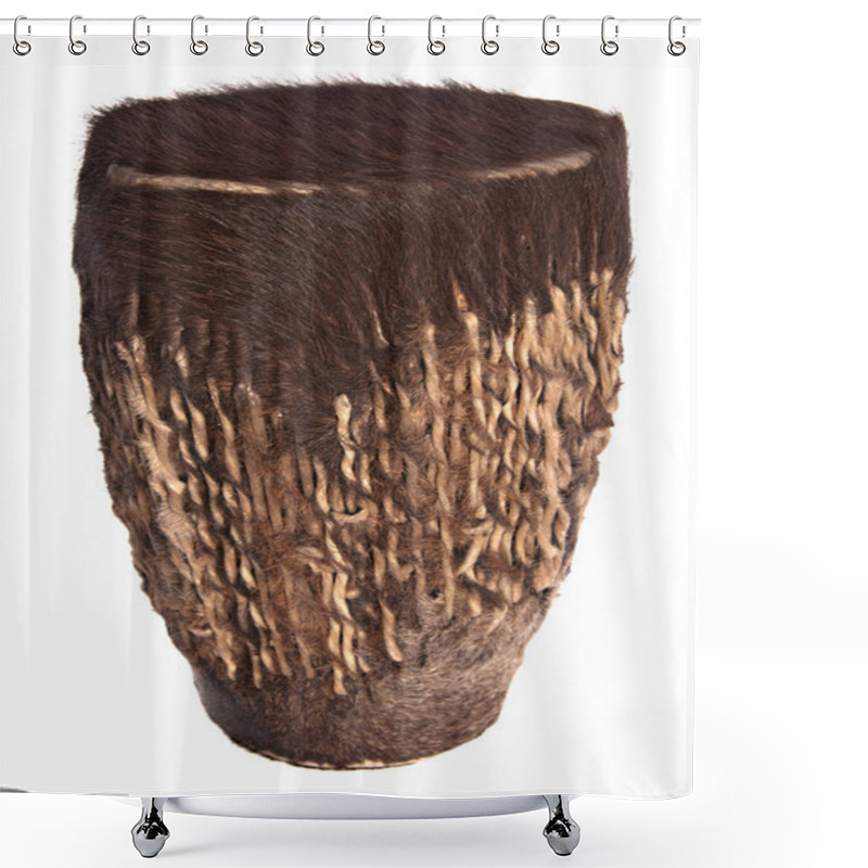 Personality  African Ethnic Drum Shower Curtains