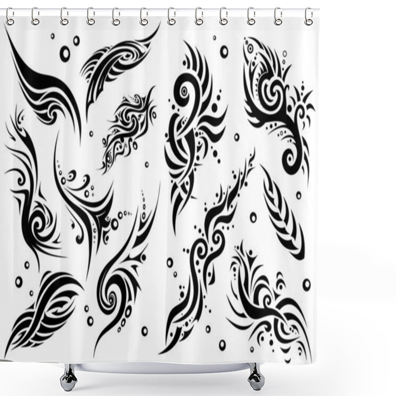 Personality  Tribal Shower Curtains