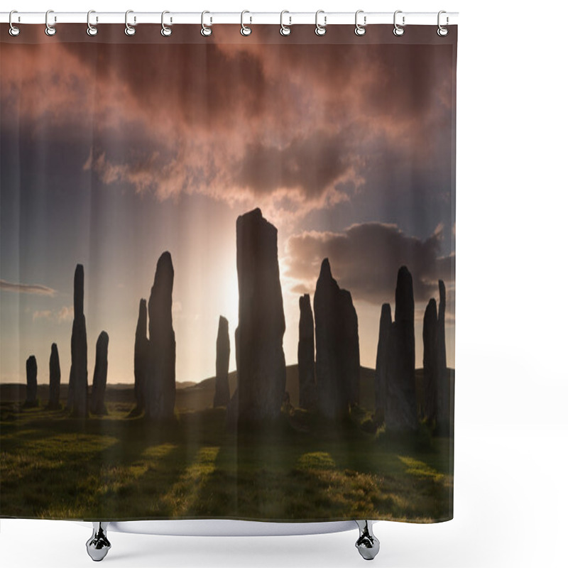 Personality  Sunset On Lewis Shower Curtains