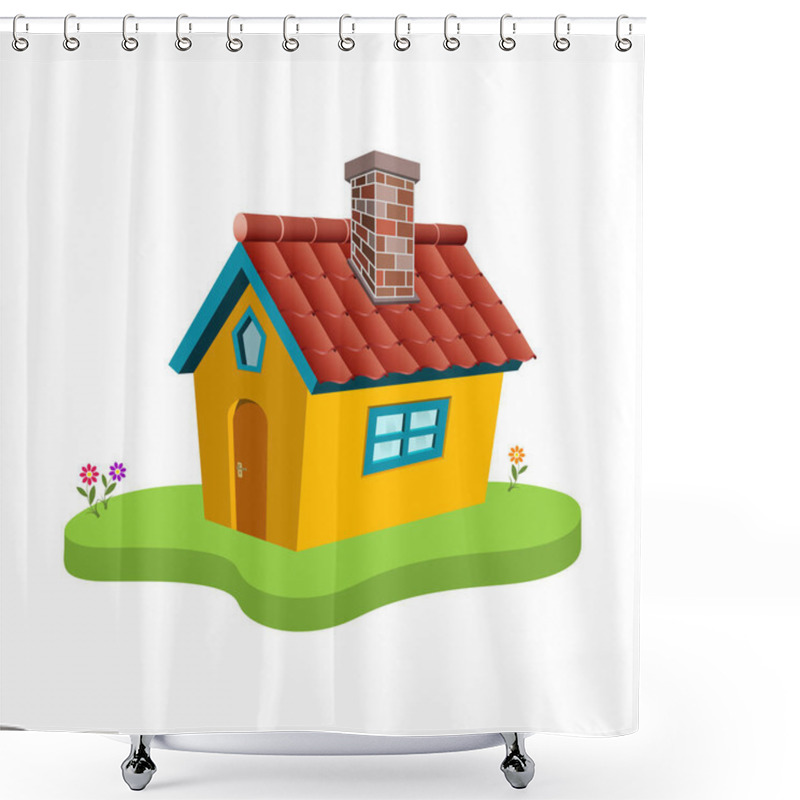 Personality  Whimsical House Design For Creative Projects Shower Curtains