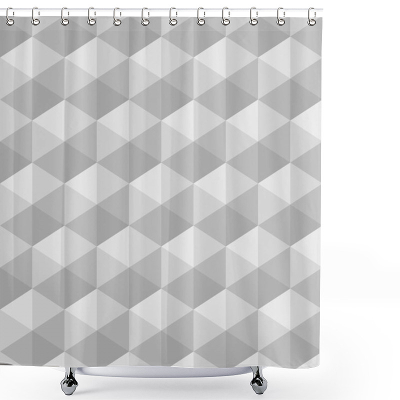 Personality  Background Pattern Of Crystals. Shower Curtains