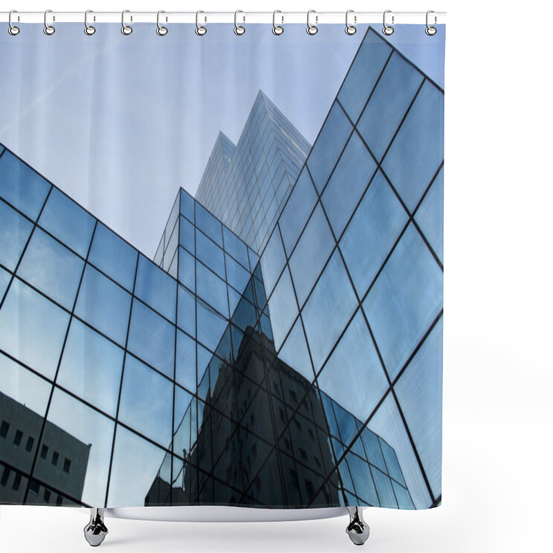 Personality  Modern Building Shower Curtains