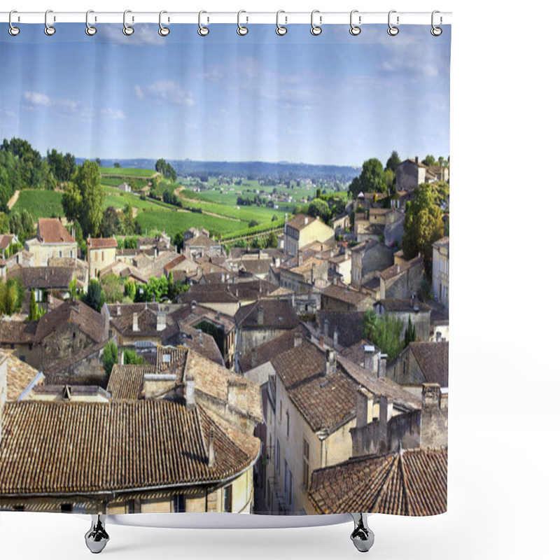 Personality  Saint-Emilion Village Shower Curtains