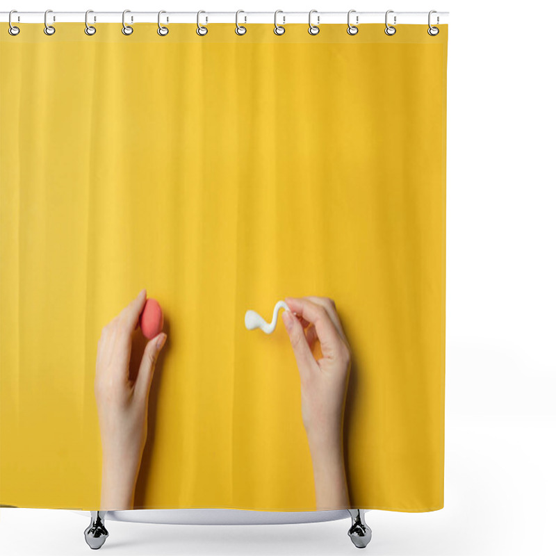 Personality  IVF. Artificial Insemination Concept Shower Curtains