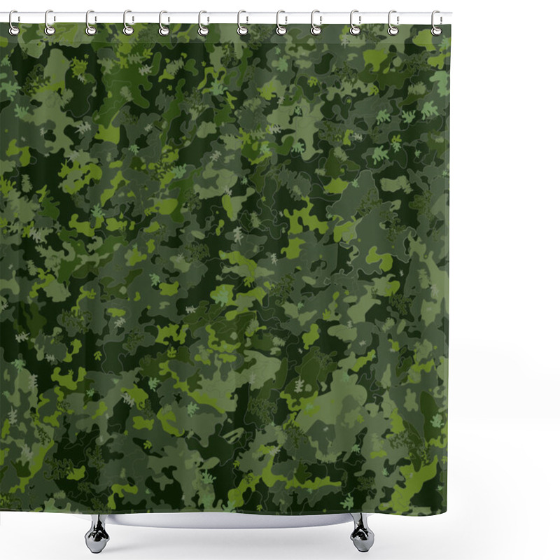 Personality  Invisible Seamless Pattern Shower Curtains