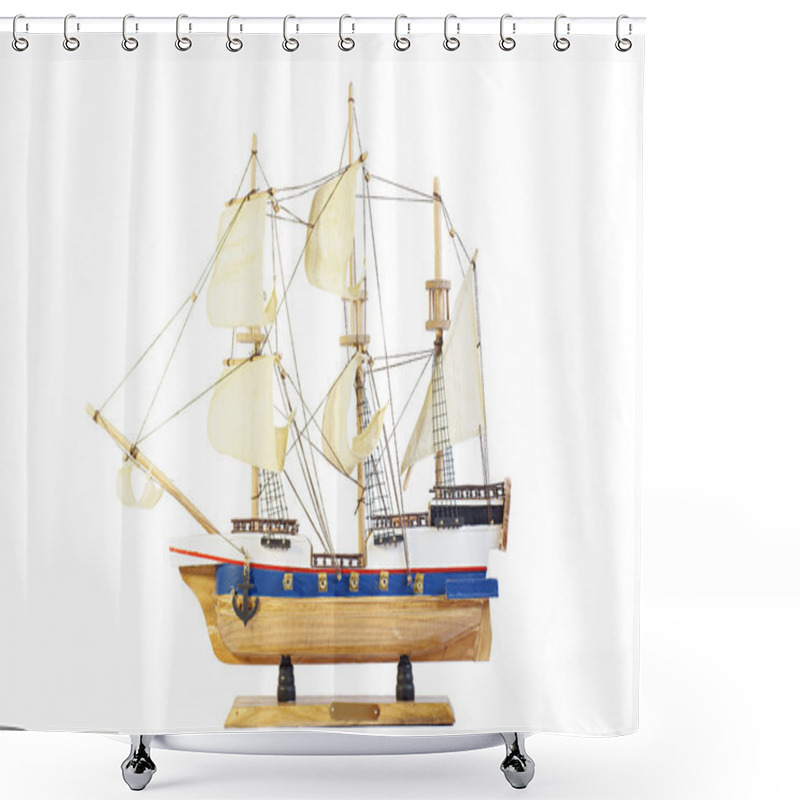 Personality  Model Of Ship Shower Curtains