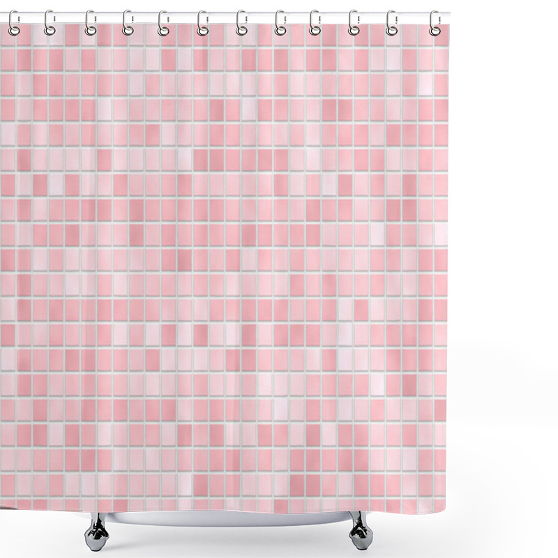 Personality  Tile Pink Variant Shower Curtains