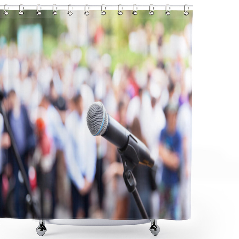 Personality  Public Speaking. Public Demonstration. Shower Curtains