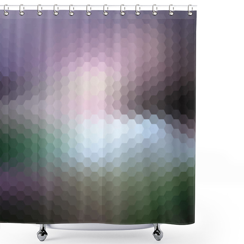 Personality  Abstract Blurred Background, Abstract Template Vector Shower Curtains