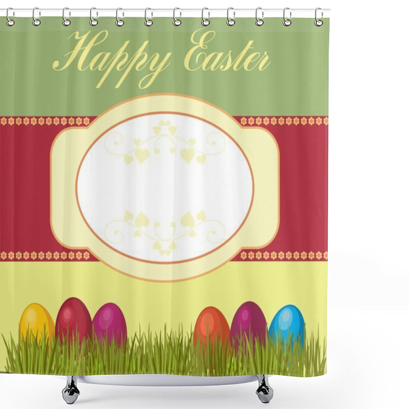 Personality  Happy Easter Shower Curtains