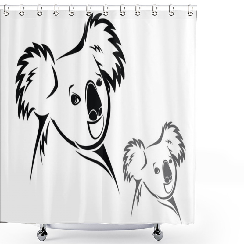 Personality  Koala Bear Shower Curtains