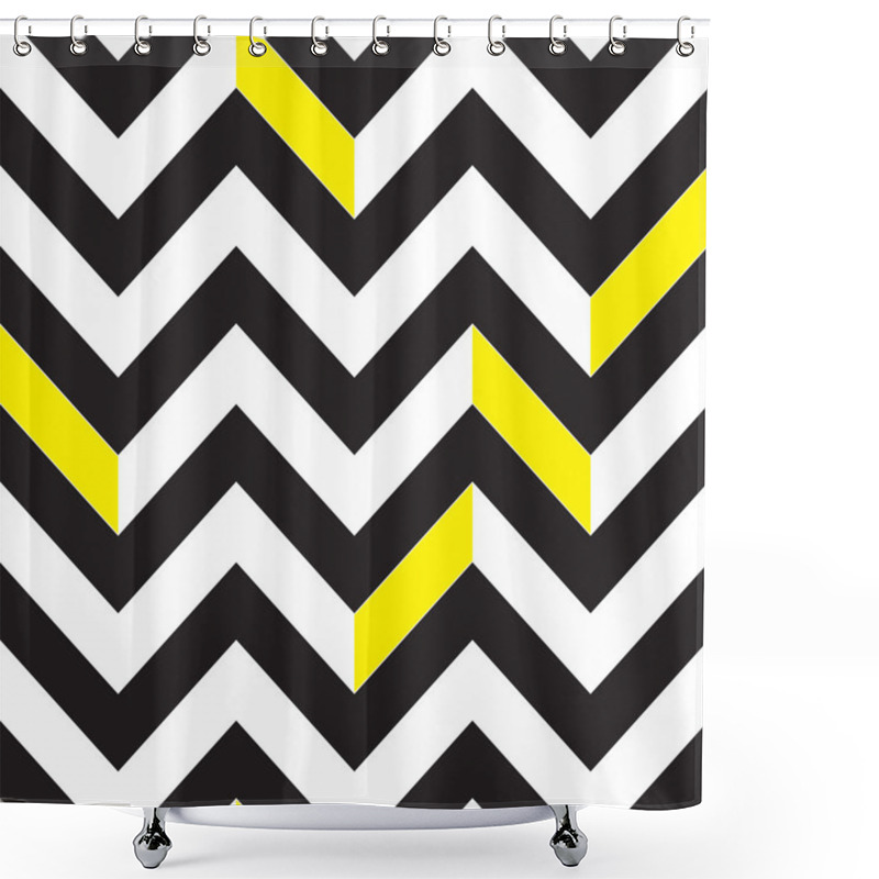 Personality  Chevron Seamless Pattern Shower Curtains