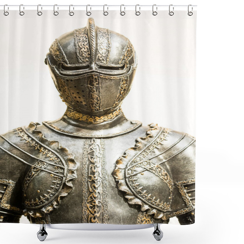 Personality  Antique Suit Of Armor Shower Curtains