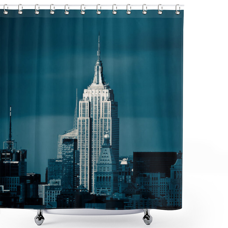 Personality  Empire State Building Shower Curtains